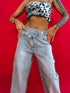 LUX jeans pants "MALLOW 8757" - light gray